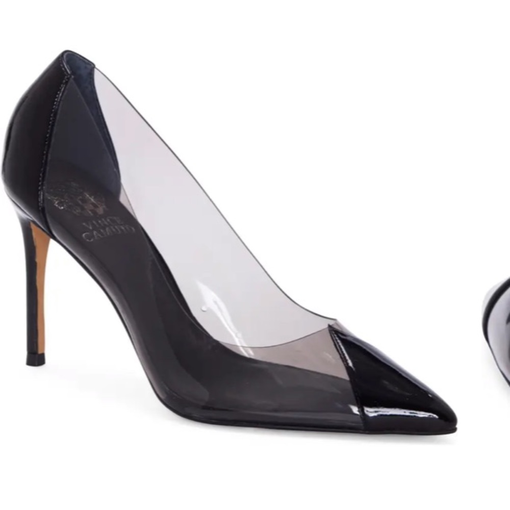 Poised Cap Toe Clear Pointy toe Pump VINCE CAMUTO